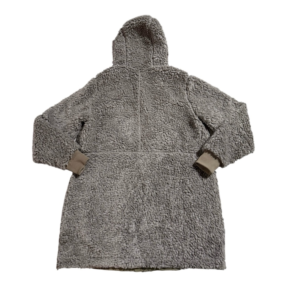 Patagonia Mesa Women’s Gray Sherpa Hooded Coat - Picture 4 of 8